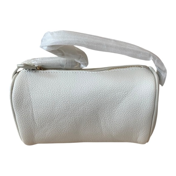 Commense Cream Mini Barrel Bag Purse Women’s Handbag NEW - Picture 2 of 12